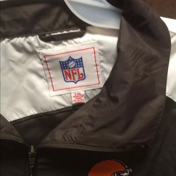 Vintage Cleveland Browns windbreaker size large jacket . - Picture 2 of 6